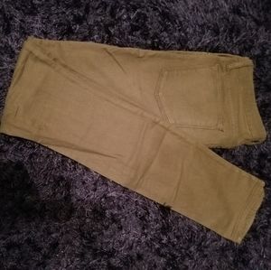 Helmut Lang dark olive jeans